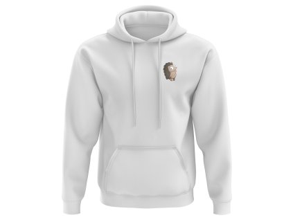 mikina ježek white